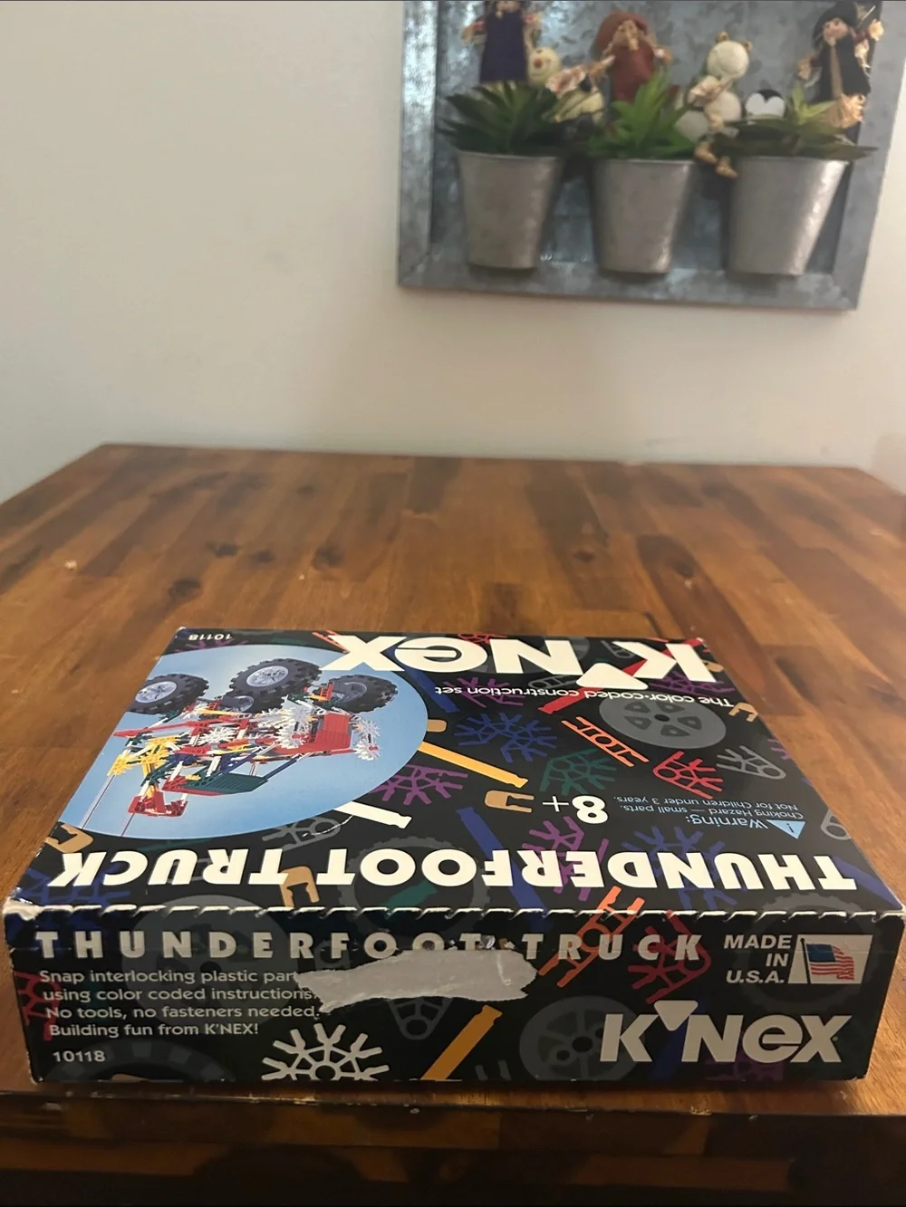 Vintage 1994 K'NEX Thunderfoot Truck 10118 Building Set Color Coded Construction